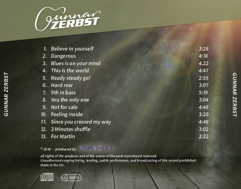 CD Backcover Gunnar Zerbst
